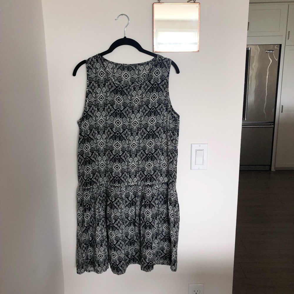 🐕 Casual tunic smock dress with drop waist